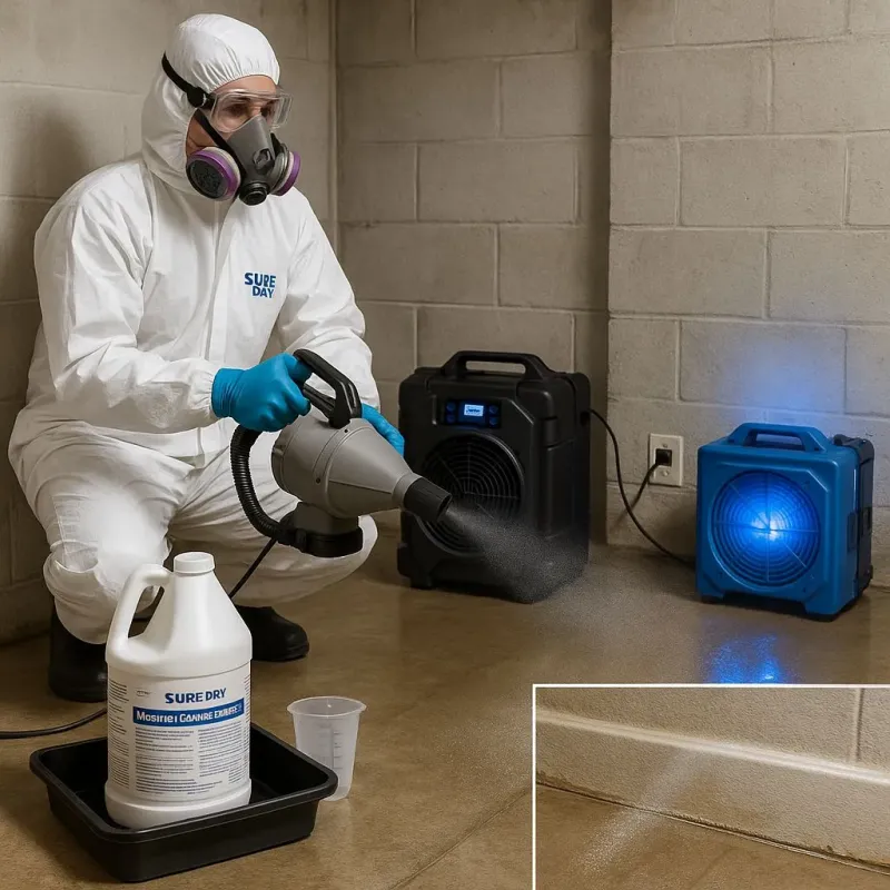 Sanitization and Odor Removal process in Bonita, CA